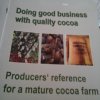 materials for cocoa farmers during pre ffs workshop